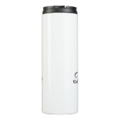 Beste hond papa ooit voeg huisdier naam foto bot g thermosbeker (Achterkant)