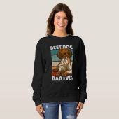 Beste hond papa ooit voor Vaderdag   Trui (Voorkant volledig)
