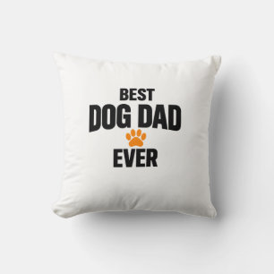 Beste hond papa ooit Worp kussen Funny Dog Lover 