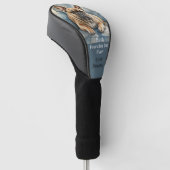 Beste hond papa persoonlijk golfheadcover (Schuin)