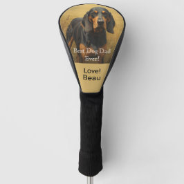 Beste hond papa persoonlijk golfheadcover