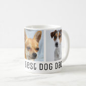 Beste Hond Papa ter Wereld, Aangepaste Foto Koffiemok (Voorkant rechts)