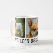 Beste Hond Papa ter Wereld, Aangepaste Foto Koffiemok (Voorkant links)