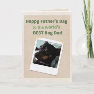 Beste Hond Papa van de Wereld voor Vaderdag Kaart
