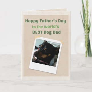 Beste Hond Papa van de Wereld voor Vaderdag Kaart