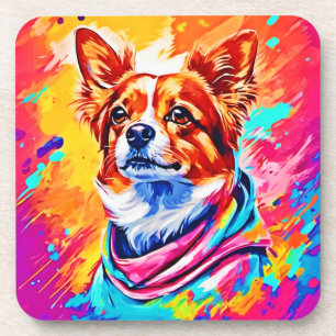 Beste Hond Pet Paint Art Bier Onderzetter