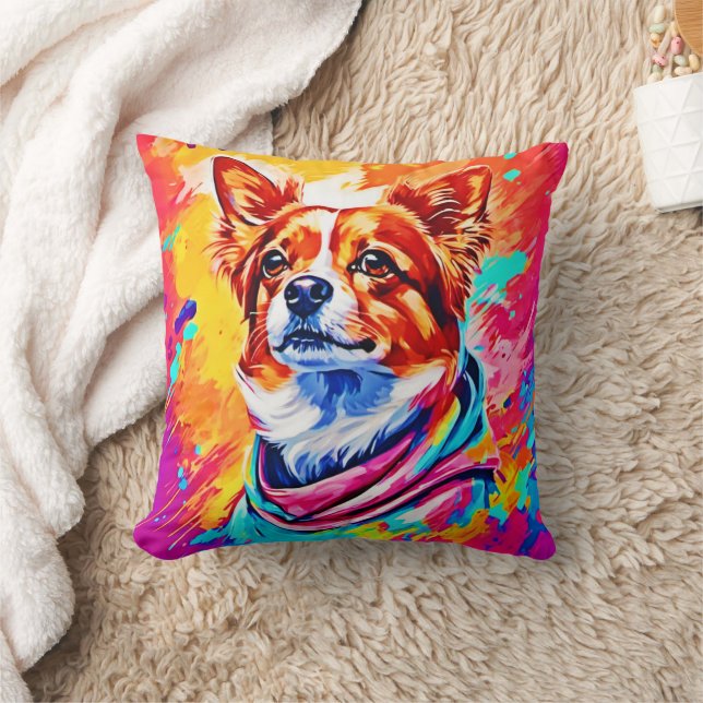 Beste Hond Pet Paint Art Kussen (Deken)
