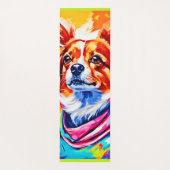 Beste Hond Pet Paint Art Yogamat (Achterkant)