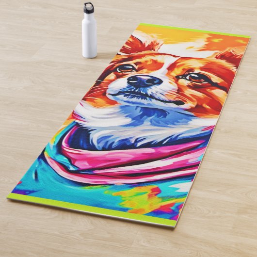 Beste Hond Pet Paint Art Yogamat (In situ)