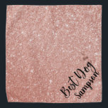 Beste Hond Trouwen Huisdier Gepersonaliseerd Roos  Bandana<br><div class="desc">Dit ontwerp kan worden gepersonaliseerd door de Edit optie van het Ontwerp te kiezen. Je kunt ook overdragen naar andere objecten. Neem contact met me op via colorflowcreations@gmail.com of gebruik de chatoptie bovenaan de pagina als u dit ontwerp op een ander product wilt plaatsen of hulp nodig hebt. Bekijk meer...</div>
