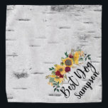 Beste Hond Trouwen Huisdier Gepersonaliseerde Zonn Bandana<br><div class="desc">Dit ontwerp kan worden gepersonaliseerd door de Edit optie van het Ontwerp te kiezen. Je kunt ook overdragen naar andere objecten. Neem contact met me op via colorflowcreations@gmail.com of gebruik de chatoptie bovenaan de pagina als u dit ontwerp op een ander product wilt plaatsen of hulp nodig hebt. Bekijk meer...</div>