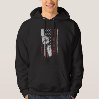 Beste hond vader ooit Amerikaanse vlag voor beste Hoodie