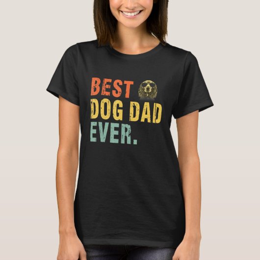 beste hond vader ooit Cocker Spaniel T-shirt (Voorkant)