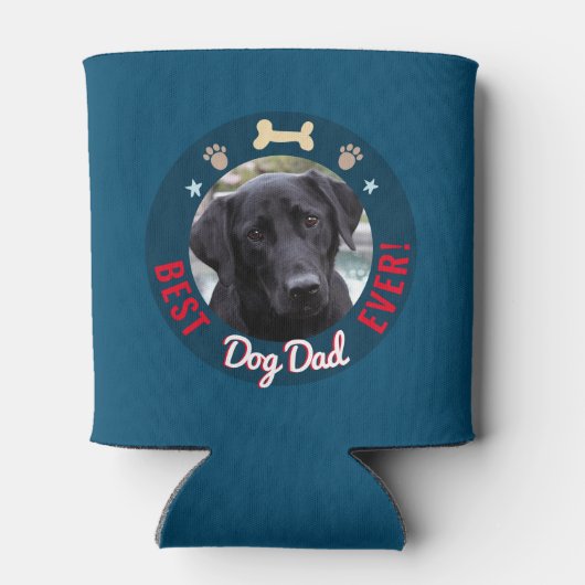 Beste hond vader ooit foto blikjeskoeler (Achterkant)