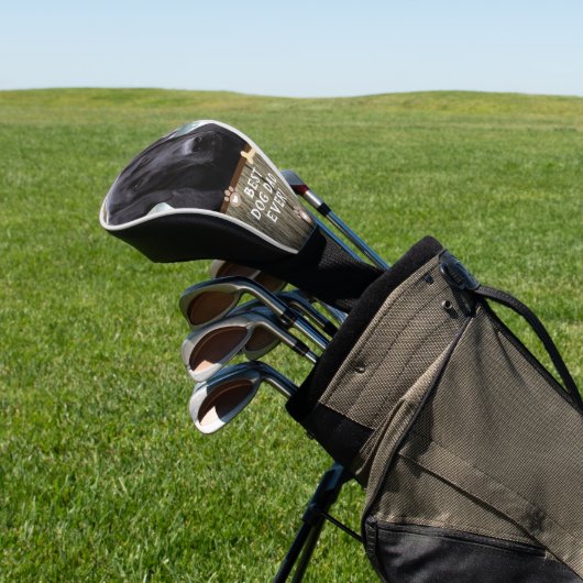 Beste hond vader ooit foto golfheadcover (Insitu)