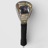 Beste hond vader ooit foto golfheadcover (Voorkant)
