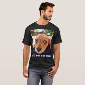 Beste hond vader ooit Foto Puppy Gifts Pet Fun T-shirt (Voorkant volledig)