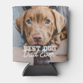 Beste hond vader ooit Modern Aangepast Pet Foto Blikjeskoeler (Voorkant)