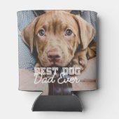 Beste hond vader ooit Modern Aangepast Pet Foto Blikjeskoeler (Achterkant)