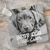 Beste hond vader ooit Modern Aangepast Pet Foto Sleutelhanger