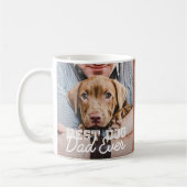 Beste hond vader ooit Moderne Aangepaste Foto en D Koffiemok (Links)