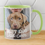Beste hond vader ooit Moderne Aangepaste Foto en D Mok<br><div class="desc">Dit eenvoudige en klassieke ontwerp is samengesteld uit serif typografie en voegt een douanefoto toe</div>