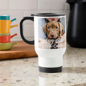 Beste hond vader ooit Moderne Aangepaste Foto en D Reisbeker