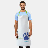 BESTE HOND VADER OOIT Pet NAAM Kleurrijk Fun Schort (Gedragen)