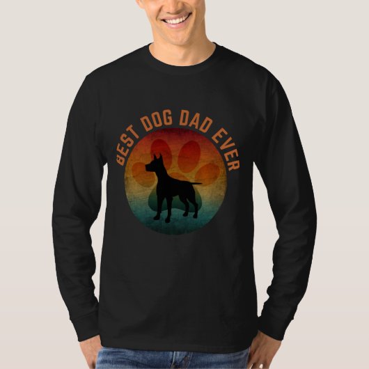 Beste hond vader ooit t-shirt (Voorkant)