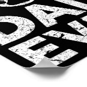  beste hond vader ooit vaderdag poster (Hoek)