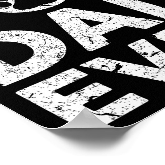  beste hond vader ooit vaderdag poster (Hoek)