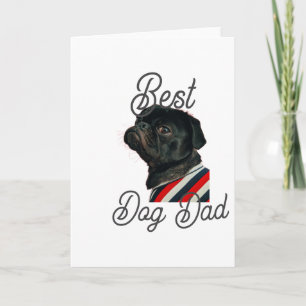 Beste hond vader ouders grootouders foto huisdier kaart