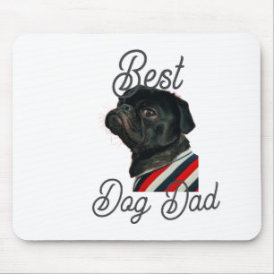 Beste hond vader ouders grootouders foto huisdier muismat
