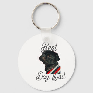 Beste hond vader ouders grootouders foto huisdier  sleutelhanger