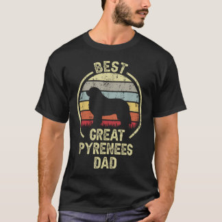 Beste Hond Vader Papa - Vintage Groot T-shirt