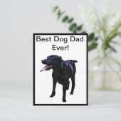 Beste hond, vaders dag, Briefkaart (Staand voorkant)