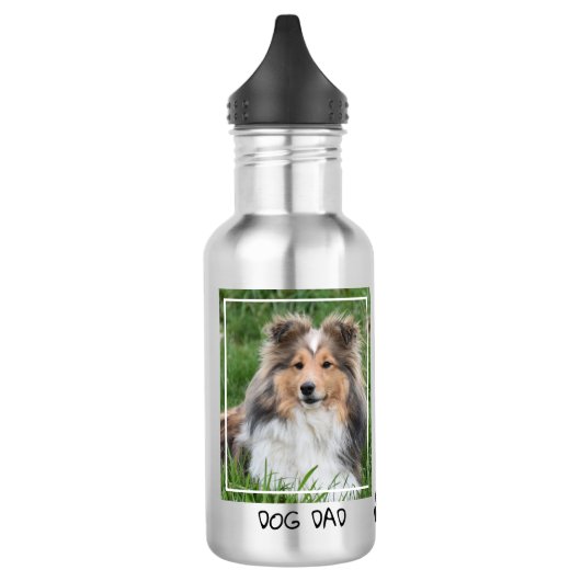 Beste hond van de wereld - Aangepaste Cute Dog Fot Waterfles (Links)