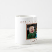 Beste hond van de wereld, gepersonaliseerd met fot koffiemok (Center)
