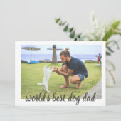 Beste hond van de wereld kaart (Staand voorkant)