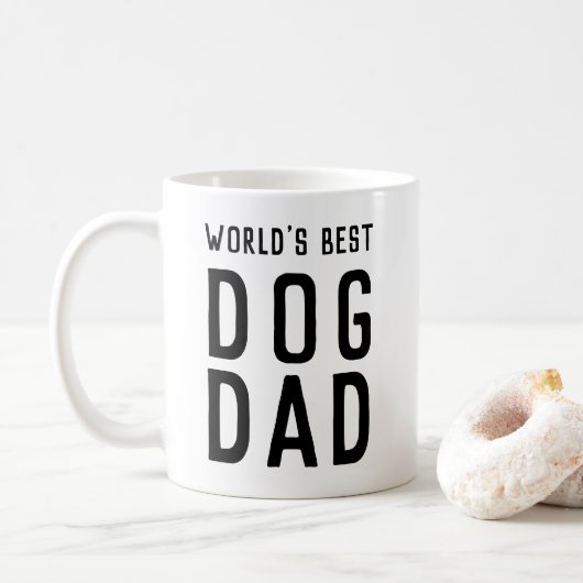Beste hond van de wereld koffiemok (Met donut)