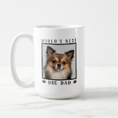 Beste hond van de wereld met de foto van je hond koffiemok (Links)