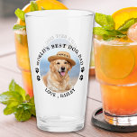 Beste hond van de wereld Persoonlijke foto van Pet Glas<br><div class="desc">De beste hond van de wereld... Verrassend dat je favoriete hond pap deze Vaderdag heeft met dit superschattige, aangepaste bierglas. Pas dit hondenpierglas aan met de favoriete foto's en namen van je hond. Dubbelzijdig - u kunt verschillende foto's op elke kant of het zelfde, tot u! Deze mok van een...</div>