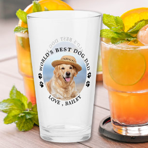 Beste hond van de wereld Persoonlijke foto van Pet Glas