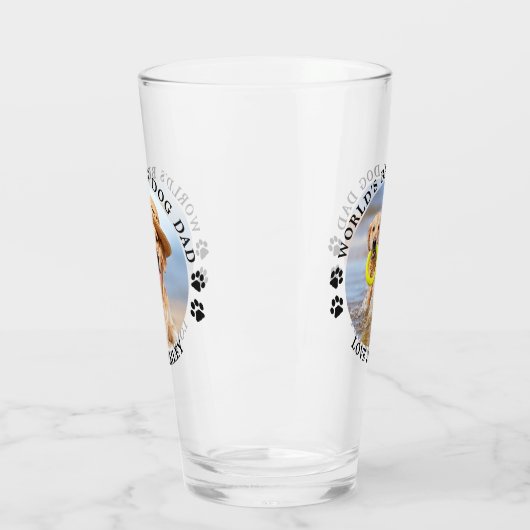 Beste hond van de wereld Persoonlijke foto van Pet Glas (Links)