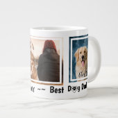 Beste hond van de wereld Persoonlijke foto van Pet Grote Koffiekop (Voorkant rechts)