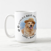 Beste hond van de wereld Persoonlijke foto van Pet Koffiemok (Links)