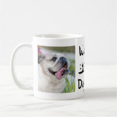 Beste hond van de wereld persoonlijke foto's koffiemok (Links)