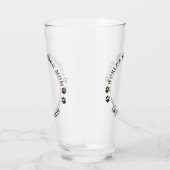 Beste hond van de wereld schildert aangepaste foto glas (Rechts)