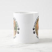 Beste hond van de wereld schildert aangepaste foto grote koffiekop (Voorkant)