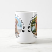 Beste hond van de wereld schildert aangepaste foto koffiemok (Center)